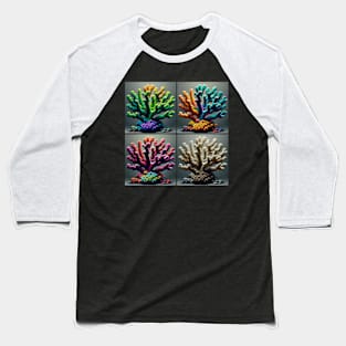 Pop Staghorn Coral - Cool Underwater Baseball T-Shirt